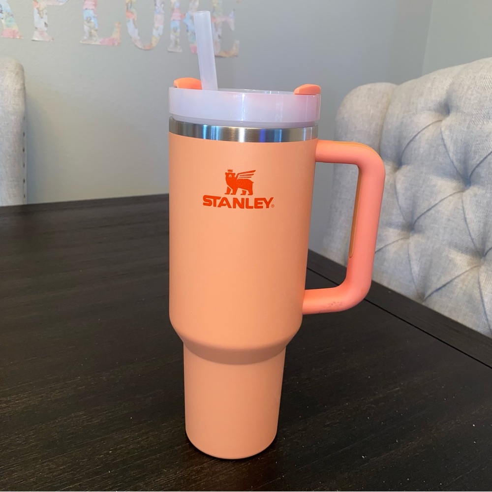 Stanley Orange Tumbler with Handle